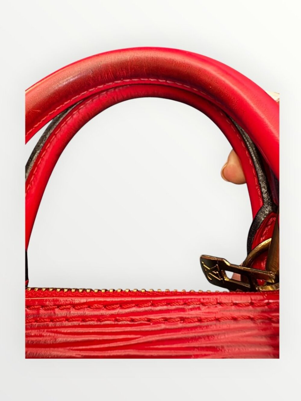 Louis Vuitton Red Epi Alma - INCLUDES COA AND LOCK & KEY - Picture 11 of 11